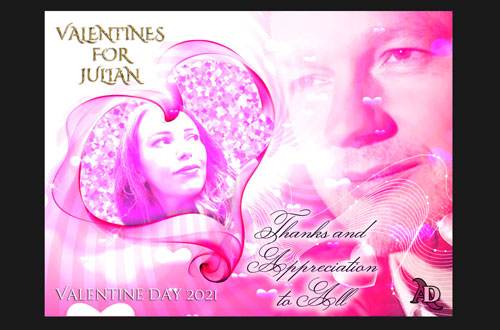 Saint Valentin 2021 pour Julian Assange