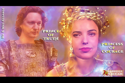 Julian Assange Prince of Truth, Stella Assange, Queen Of Courage