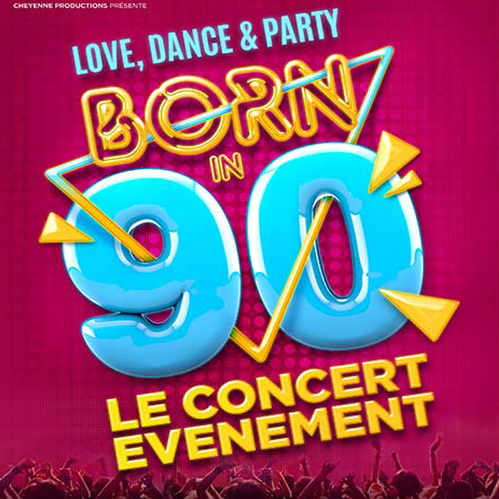 Affiche BORN IN 90 TOUR 2022 - 2023