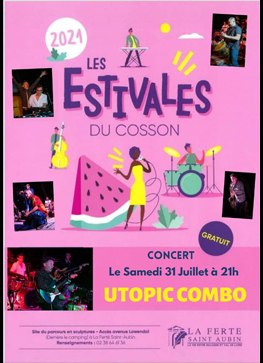 Affiche 1 concert UTOPIC COMBO d'été 2021