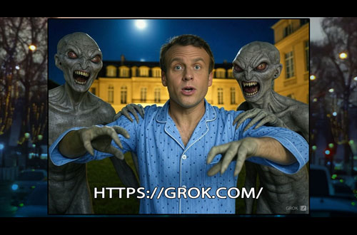 Manu enlevé à l'Elysée par les extraterrestres