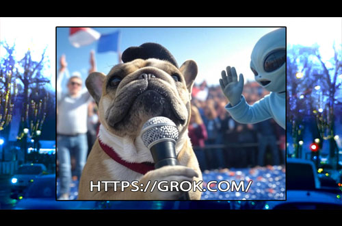 Chien interviewé par un extraterrestre