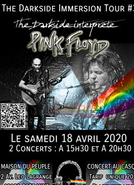 Affiche concert THE DARKSIDE IMMERSION TOUR 3