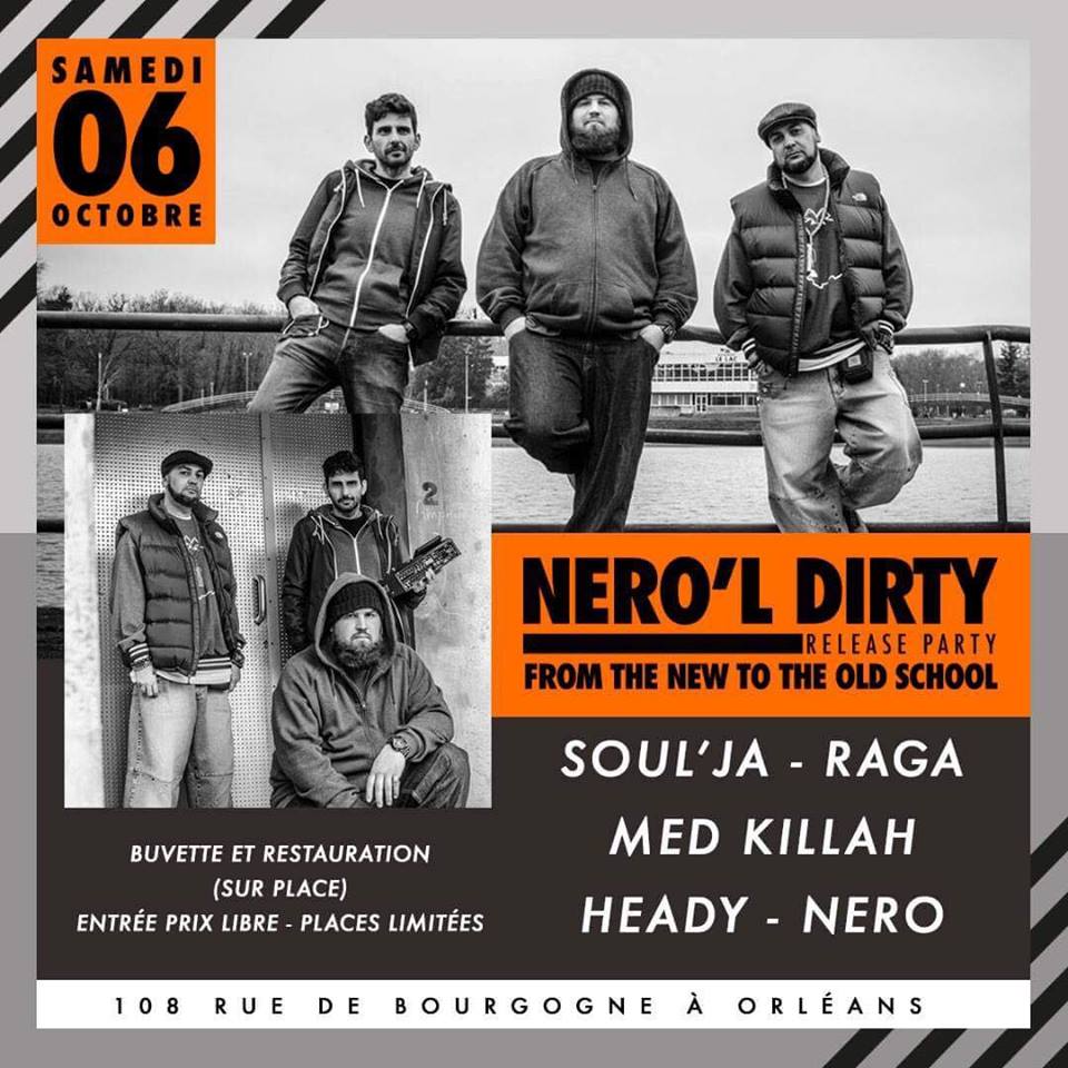 NERO'L DIRTY release party FROM THE NEW TO OLD SCHOOL 6 octobre